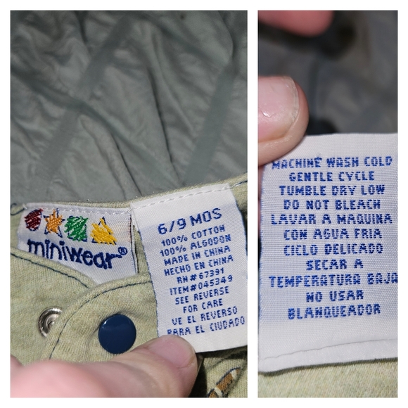 Sports Infant 6/9 Lot Of 2 Bodysuits Pajamas Baseball Football Game Day Boy - Picture 5 of 9